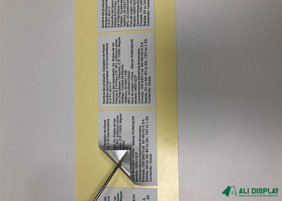Autoadesivo d'imballaggio adesivo cosmetico dell'autoadesivo 30mm dell'etichetta di BOPP che stampa contrappeso
