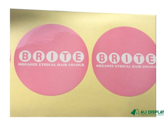 etichette d'imballaggio cosmetiche autoadesive della carta di etichetta di 50mm PSD CMYK